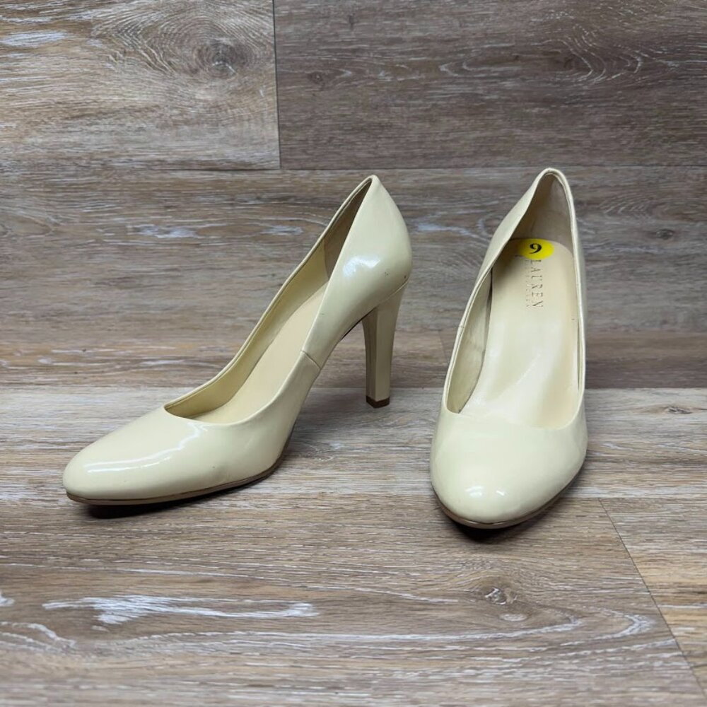 Lauren Ralph Lauren Zamora Almond Pumps Women's Size 9